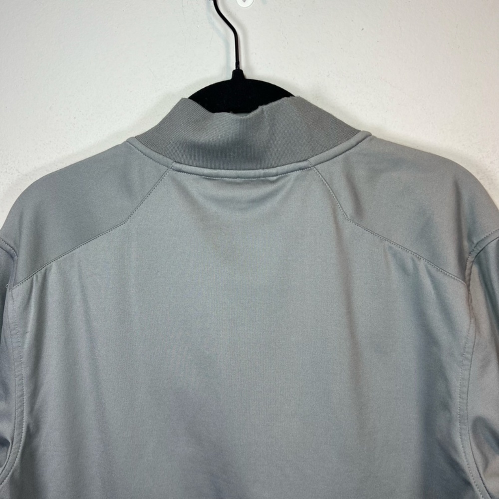 Levelwear Ultralite 1/4 Zip Pullover Jacket Gray Down Puffer Hybrid Logo Small - Picture 9 of 14